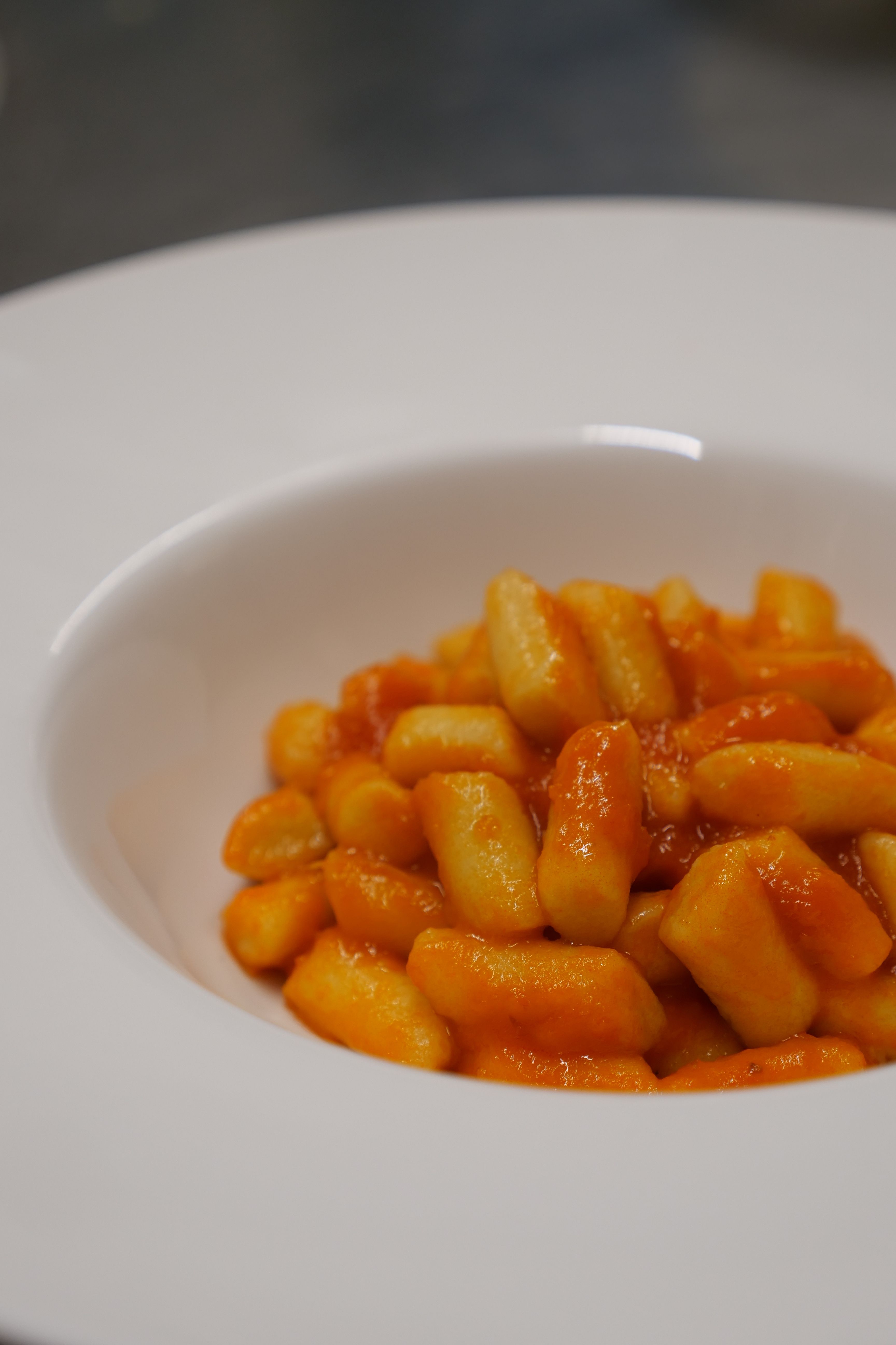 gnocchi al sugo Agriturismo cena degustazione in cantina Tenuta Trium a Notaresco di Teramo
