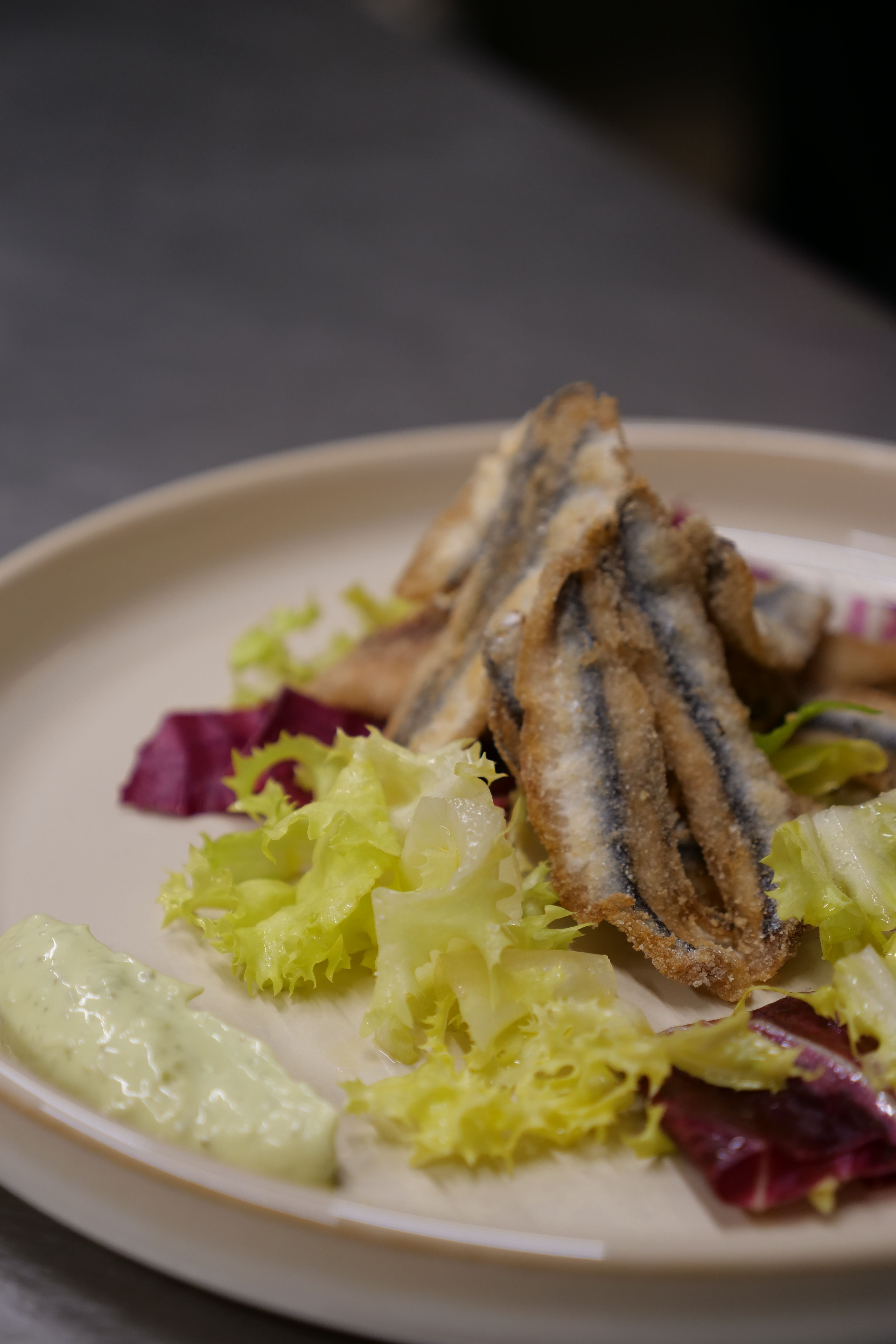 alici fritte Agriturismo cena degustazione in cantina Tenuta Trium a Notaresco di Teramo