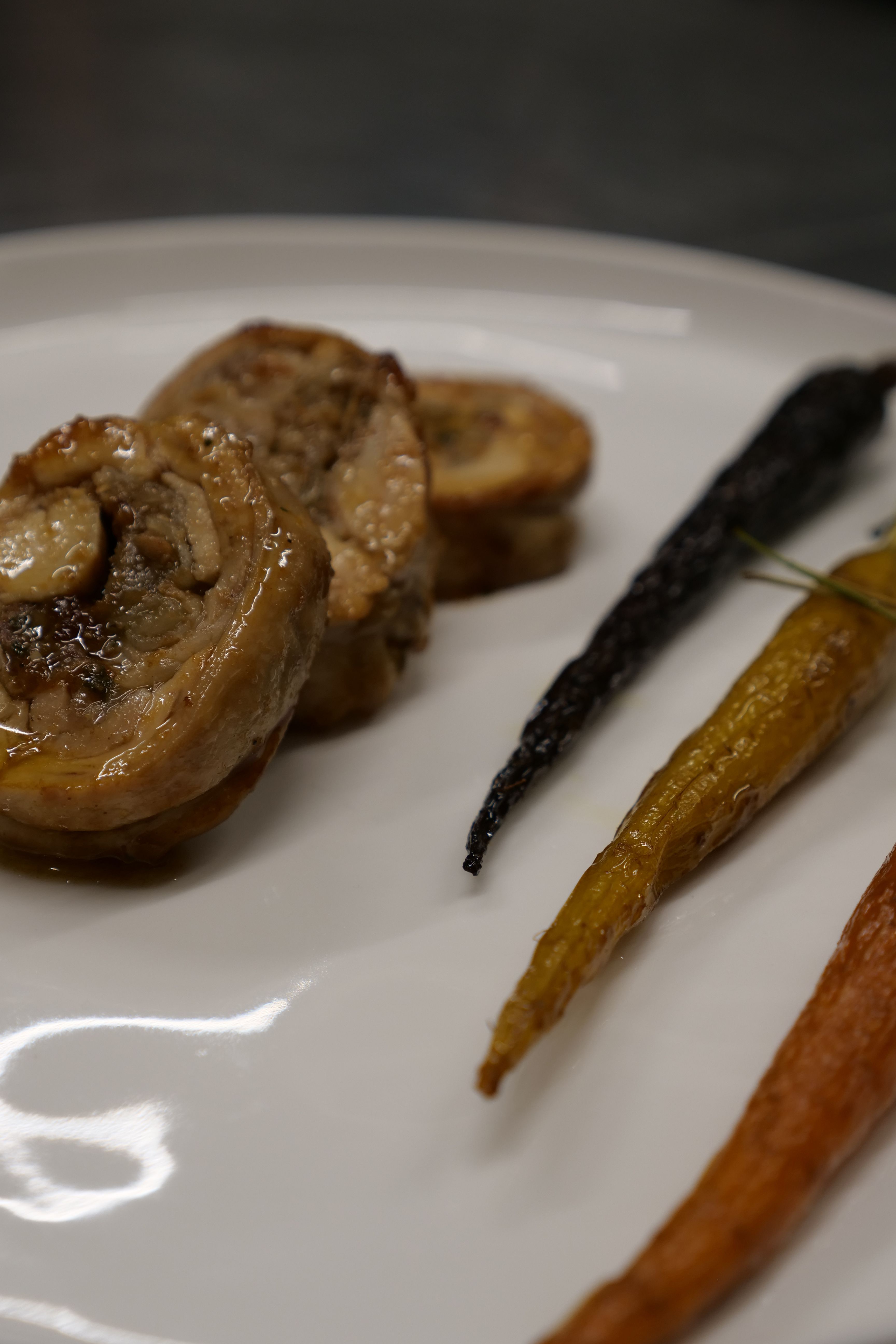 piatto carotine Agriturismo cena degustazione in cantina Tenuta Trium a Notaresco di Teramo